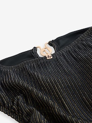 B by Ted Baker Hardware Bikini mit hoher Taille, Schwarz, mit Bauchkontrolle - Bild 7 von 8