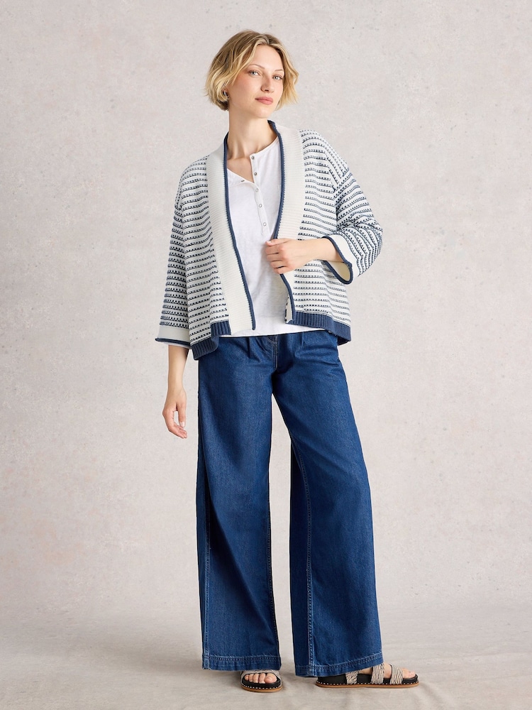 White Stuff Blue Kylie Cardigan - Image 2 of 6