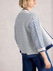 White Stuff Blue Kylie Cardigan - Image 3 of 6