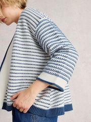 White Stuff Blue Kylie Cardigan - Image 4 of 6