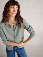 White Stuff Green Lulu Cardigan - Image 3 of 6