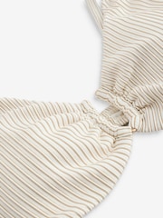 B by Ted Baker hardware Plunge Cream Bikini Top - Image 2 of 4