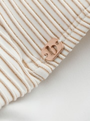 B by Ted Baker hardware Plunge Cream Bikini Top - Image 4 of 4