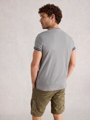 White Stuff Abersoch Graphic Print Fish Stripe T-Shirt - صورة 2 من 6