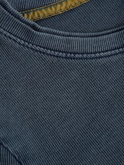 White Stuff Blue Sadie Long Sleeve Rib T-Shirt - Image 6 of 6