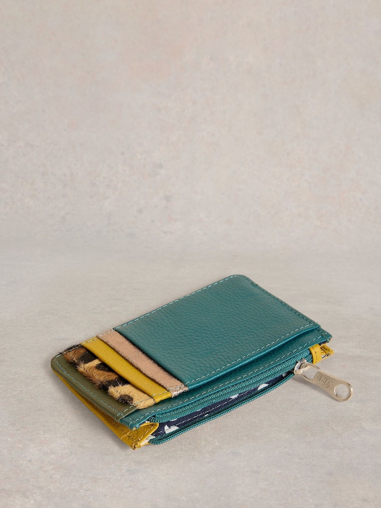 White Stuff Green Celia Card Holder Purse - Image 4 of 4