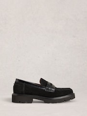 White Stuff Black Laura Chunky Loafers - Image 1 of 4