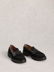 White Stuff Black Laura Chunky Loafers - Image 2 of 4