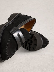 White Stuff Black Laura Chunky Loafers - Image 4 of 4