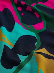 White Stuff Purple Sophie Printed Scarf - Image 2 of 3