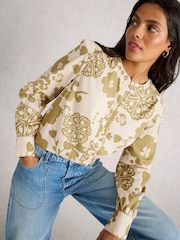 White Stuff Green Aster Shirt - Image 1 of 6