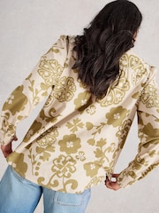 White Stuff Green Aster Shirt - Image 2 of 6