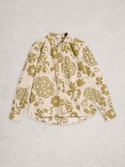 White Stuff Green Aster Shirt - Image 5 of 6