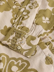 White Stuff Green Aster Shirt - Image 6 of 6