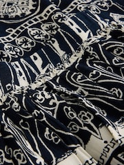 White Stuff Blue Abigail Midi Skirt - Image 6 of 6