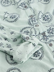 White Stuff Green Annie Jersey Shirt - Image 6 of 6