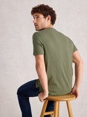 White Stuff Green Abersoch Graphic Print Map Fish T-Shirt - Image 2 of 6