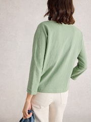 White Stuff Green Demi Dolman Top - Image 3 of 6