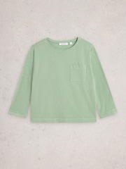 White Stuff Green Demi Dolman Top - Image 5 of 6