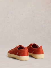 Orange - White Stuff Pippa Cord Lace Up Trainers - Bild 3 von 4