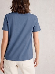 White Stuff Blue Nadia T-Shirt - Image 3 of 6