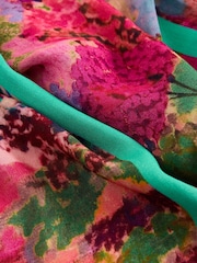White Stuff Pink Sophie Printed Scarf - Image 3 of 3