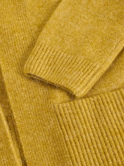 White Stuff Yellow Erin Long Line Cardigan - Image 6 of 6