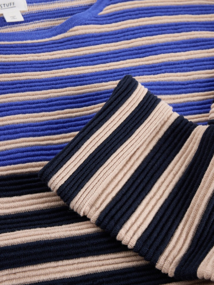 White Stuff Blue Jana Stripe Jumper - Image 6 of 6 White Stuff Blue Jana Stripe Jumper - Image 6 of 6
