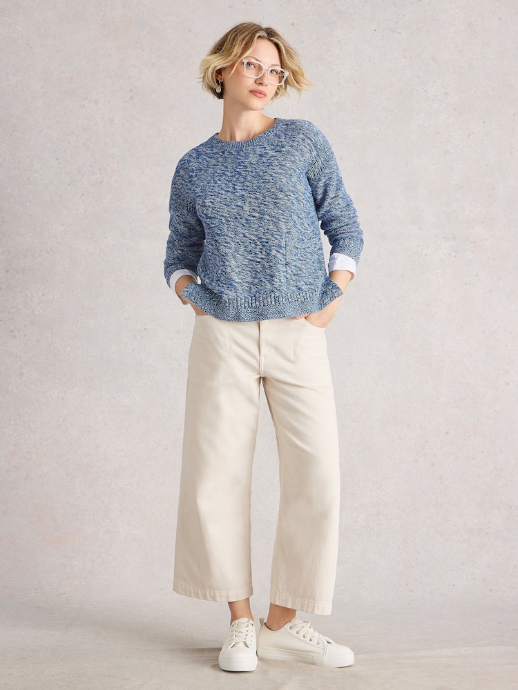 White Stuff Blue Victoria Jumper - Image 1 of 4 White Stuff Blue Victoria Jumper - Image 1 of 4