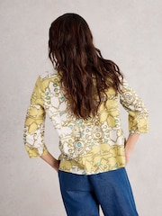 Amarillo - White Stuff Rae Cotton Top - Imagen 2 de 6