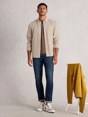 Natural - Camisa listrada Bruton da White Stuff - Imagem 1 de 6
