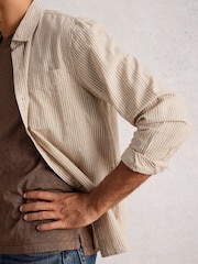 Natural - Camisa listrada Bruton da White Stuff - Imagem 4 de 6