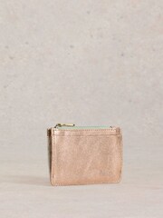 White Stuff Metallic Celia Card Holder Purse - Image 1 of 4