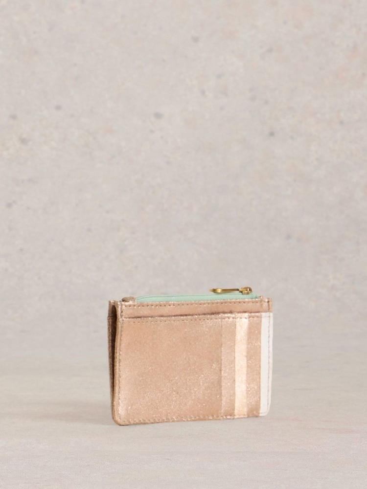 White Stuff Metallic Celia Card Holder Purse - Image 2 of 4 White Stuff Metallic Celia Card Holder Purse - Image 2 of 4