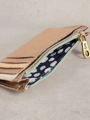 White Stuff Metallic Celia Card Holder Purse - Image 3 of 4