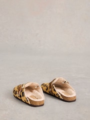 White Stuff Brown Myrtle Slip On Footbed Slippers - Image 3 of 5