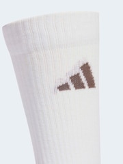 adidas Brown Leopard Print Crew Socks 3 Pack - Image 3 of 4