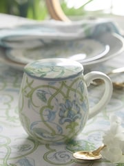 Laurence Llewelyn-Bowen Multi Palm Court Porcelain Mug With Lid - Image 1 of 3