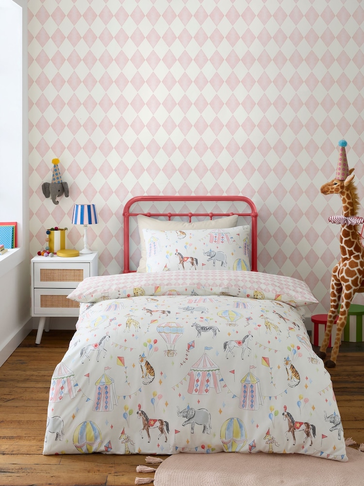 Bedlam Multi Circus Time Easy Care Duvet Cover Set - Image 1 of 3