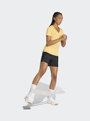 adidas Yellow Workout Essentials V-Neck T-Shirt - Image 3 of 6