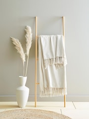 Drift Home Cream Quinn Throw - Image 1 of 3