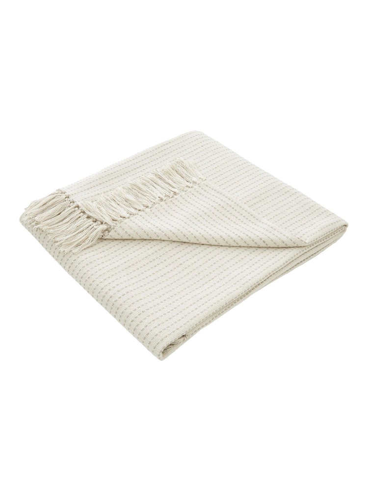 Drift Home Cream Quinn Throw - Image 2 of 3