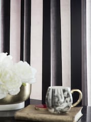 Laurence Llewelyn-Bowen Festivo Stripe Blackout Pair of Curtains Eyelet - Imagen 3 de 3