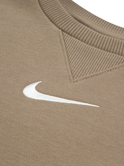 Nike Natural Hemp Little Kids Essential Marl Crew Tracksuit Set - Image 3 of 4