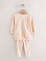 Pink Ballerinas Sweatshirt and Leggings Set (3mths-7yrs) - Image 6 of 9