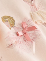 Pink Ballerinas Sweatshirt and Leggings Set (3mths-7yrs) - Image 7 of 9