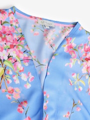 B by Ted Baker Viscose Blue Floral Cover-Up - Image 2 sur 5