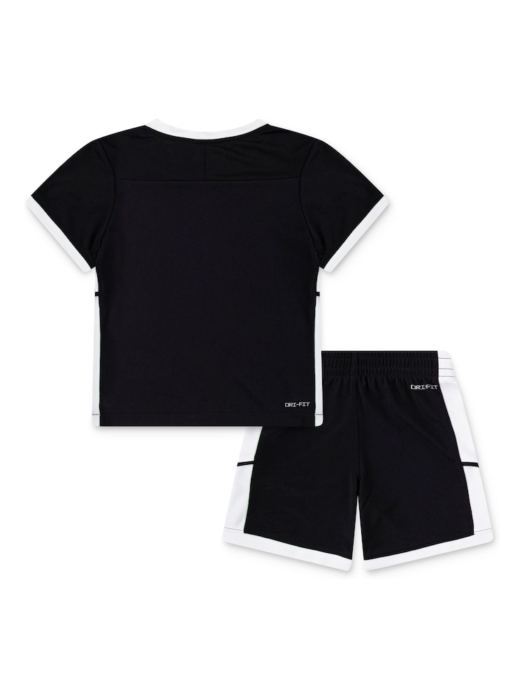 Nike Black Infant Academy 25 T-Shirt And Shorts Set - Image 2 of 5 Nike Black Infant Academy 25 T-Shirt And Shorts Set - Image 2 of 5