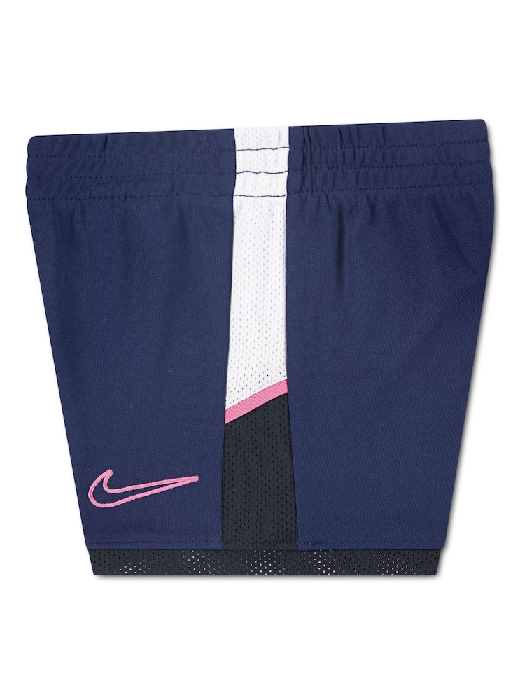 Nike Navy Blue Infant Academy 25 T-Shirt And Shorts Set - Image 5 of 5