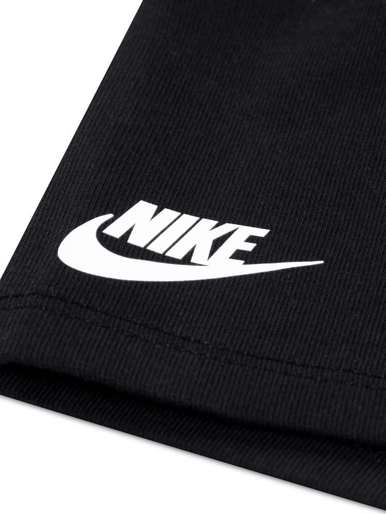 Nike Black Infant Relaxed Jersey Tshirt and Shorts Set - Image 4 of 4